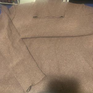 Stylish dusty lilac turtleneck